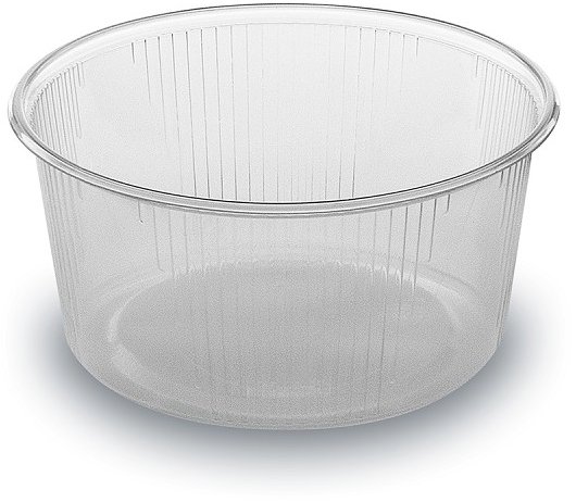 Wimex Plastová miska 250 ml, průměr 101 mm, průhledná - 100 ks