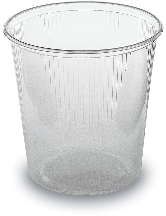 Wimex Plastová miska 500 ml, průměr 101 mm, průhledná - 100 ks