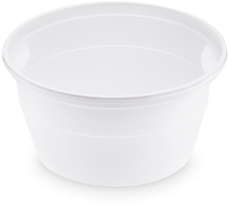 Wimex Plastová miska 500 ml, průměr 127 mm, bílá - 50 ks