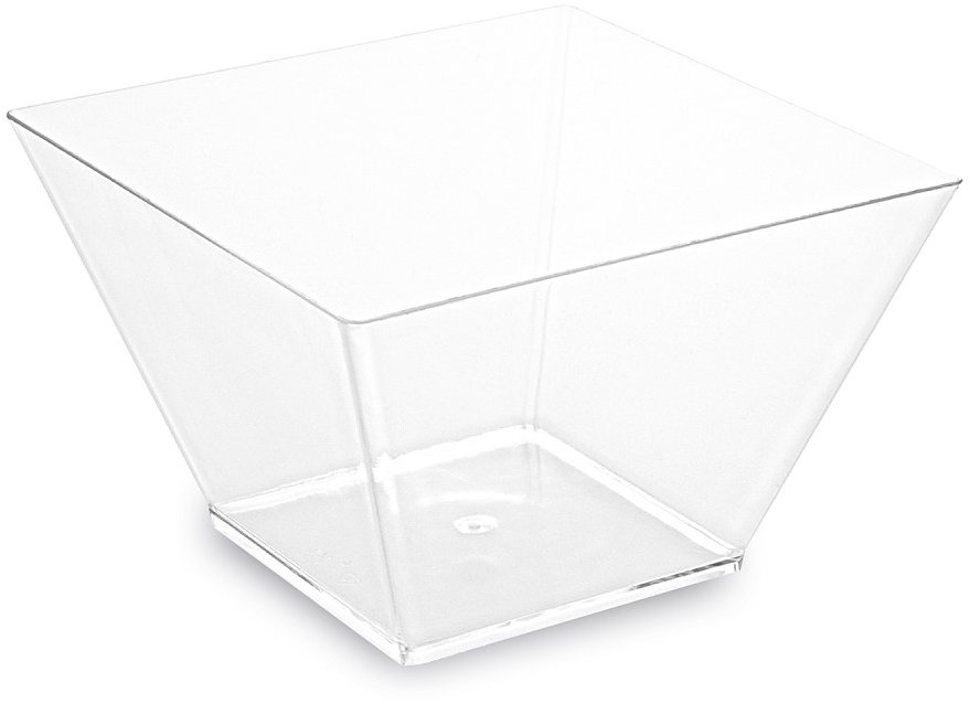 Wimex Fingerfood kelímek krystal 500 ml, 110 × 110 × 70 mm, hranatý - 20 ks