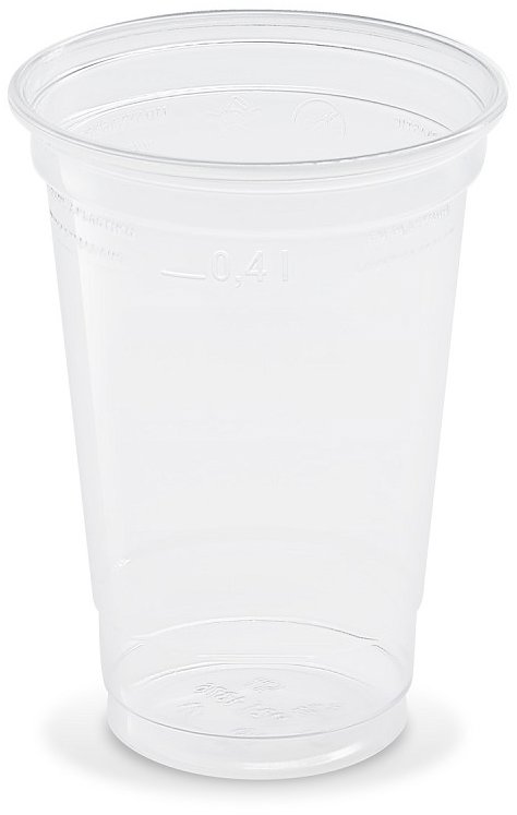 Wimex plastový kelímek 0,4 l, průměr 95 mm - 50 ks