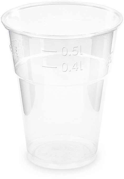 Wimex Plastový kelímek 0,5 l, průměr 102 mm - 10 ks