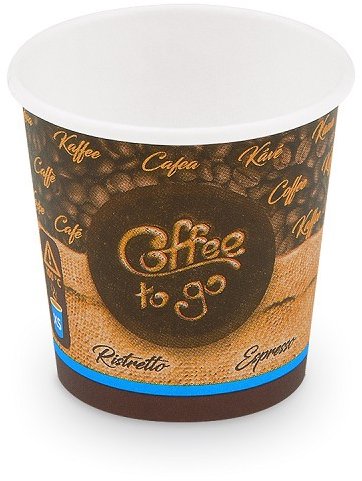 Wimex Coffee to go Papírový kelímek 110 ml, průměr 62 mm - 50 ks