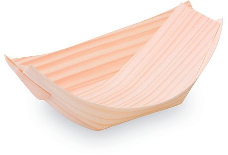 Wimex Dřevěná fingerfood miska lodička 11 × 7 cm - 100 ks