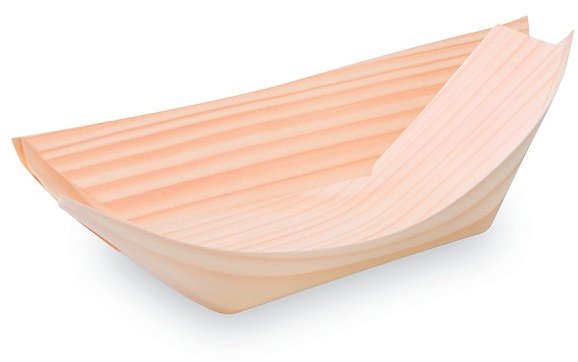 Wimex Dřevěná fingerfood miska lodička 13 × 8 cm - 100 ks