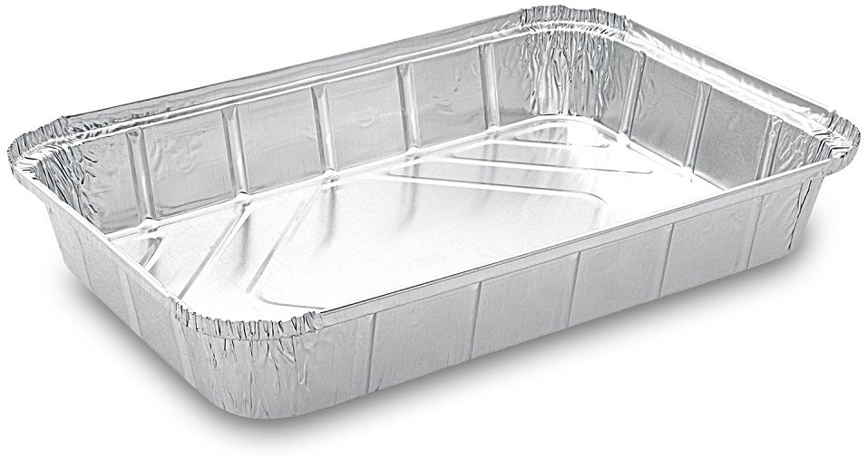Wimex Hliníková miska 2000 ml, 315 × 211 × 51 mm, hranatá - 50 ks