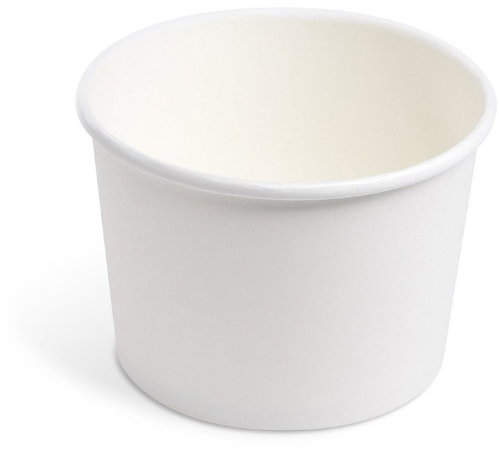 Wimex Papírová miska `M`, 500 ml, průměr 115 mm, bílá - 50 ks