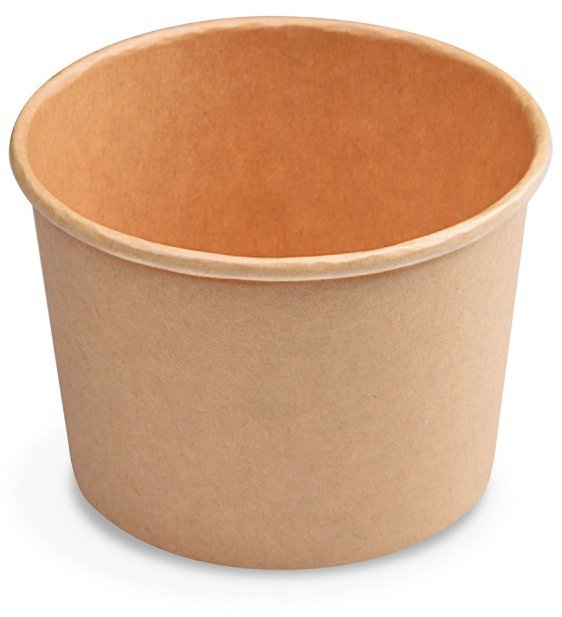 Wimex Papírová miska `M`, 500 ml, průměr 115 mm, kraft - 50 ks