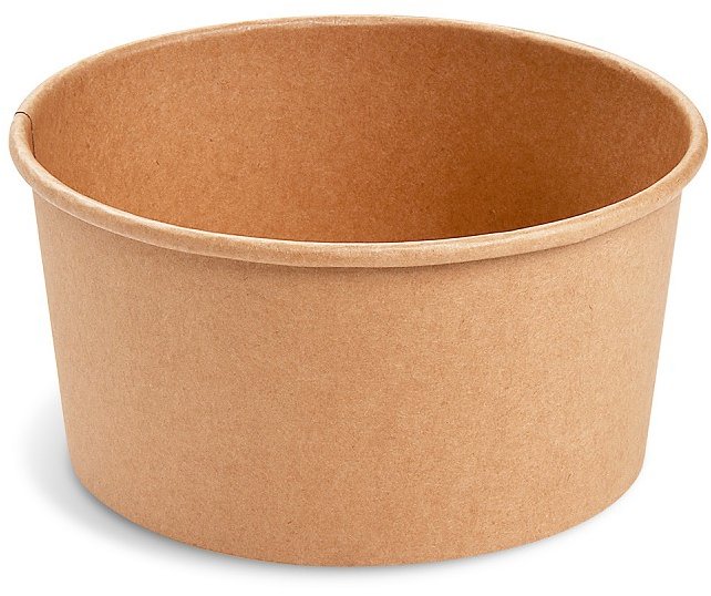 Wimex Papírová miska 1000 ml, průměr 150 mm, kraft - 50 ks
