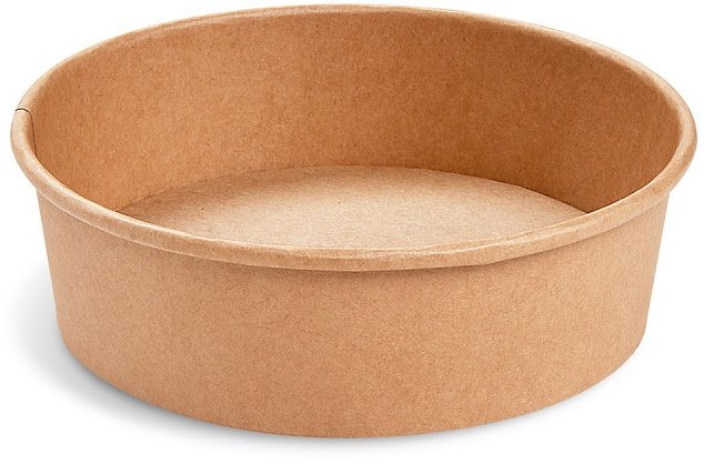 Wimex Papírová miska 500 ml, průměr 150 mm, kraft - 50 ks