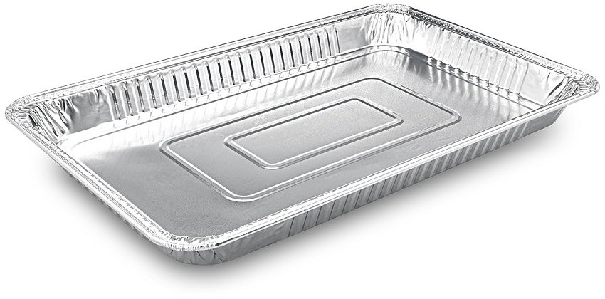 Wimex Gastro GN 1/1 Hliníková mísa 5200 ml, 524 × 326 × 45 mm, hranatá - 10 ks