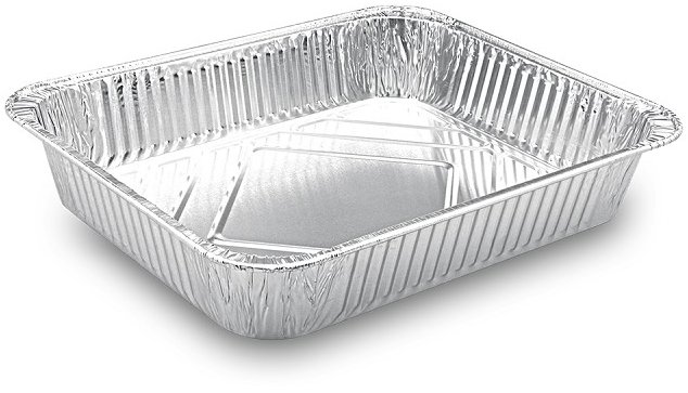 Wimex Gastro GN 1/2 Hliníková mísa 3610 ml, 326 × 262 × 60 mm, hranatá - 25 ks