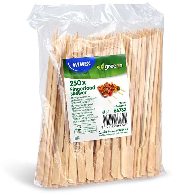 Wimex bambusový fingerfood bodec 18 cm - 250 ks