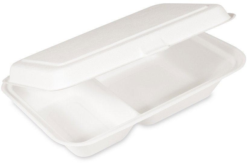 Wimex menu box z cukrové třtiny 620 ml, 250 × 162 × 63 mm, 2dílný - 50 ks