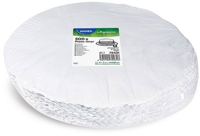 Wimex Papírová rozetka průměr 30 cm, bílá, 500 ks