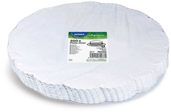 Wimex Papírová rozetka průměr 32 cm, bílá, 500 ks