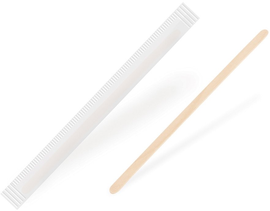 Wimex Dřevěné míchátko 14 cm, jednotlivě balené - 500 ks