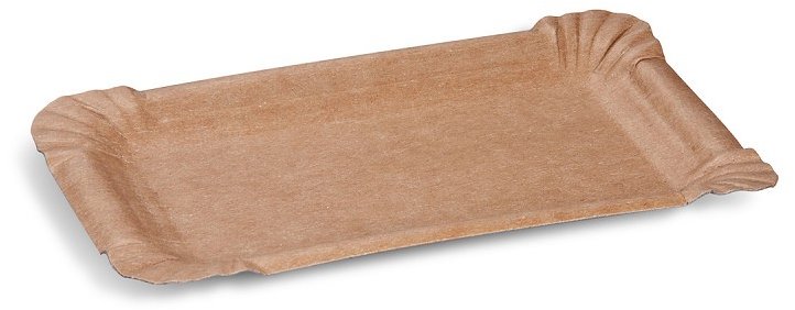Wimex Papírový tácek 3, 10 × 16 cm, nepromastitelný, bílý - 250 ks
