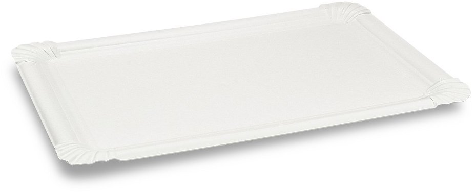Wimex Papírový tácek 9, 23 × 33 cm, bílý - 125 ks