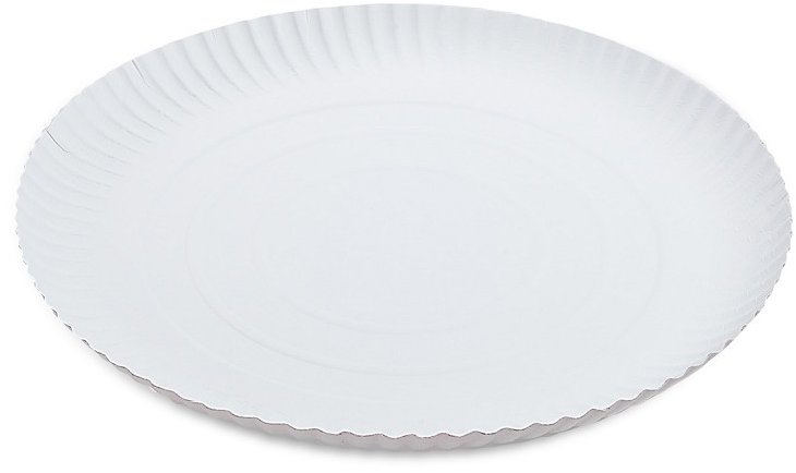 Wimex Papírový talíř průměr 28 cm, hluboký, bílý - 50 ks