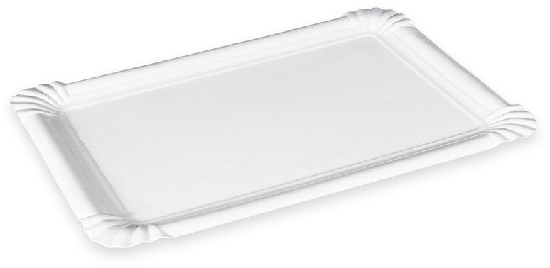 Wimex 71122 Papírový tácek 4, 13 × 20 cm, bílý - 250 ks