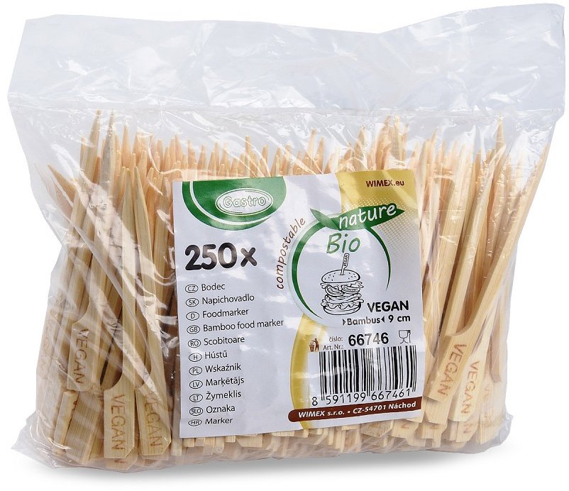 Wimex Bambusový bodec VEGAN 9 cm, 250 ks