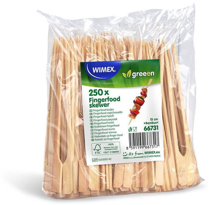 Wimex Bambusový fingerfood bodec 15 cm, 250 ks