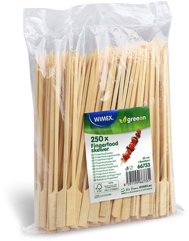 Wimex Bambusový fingerfood bodec 20 cm, 250 ks