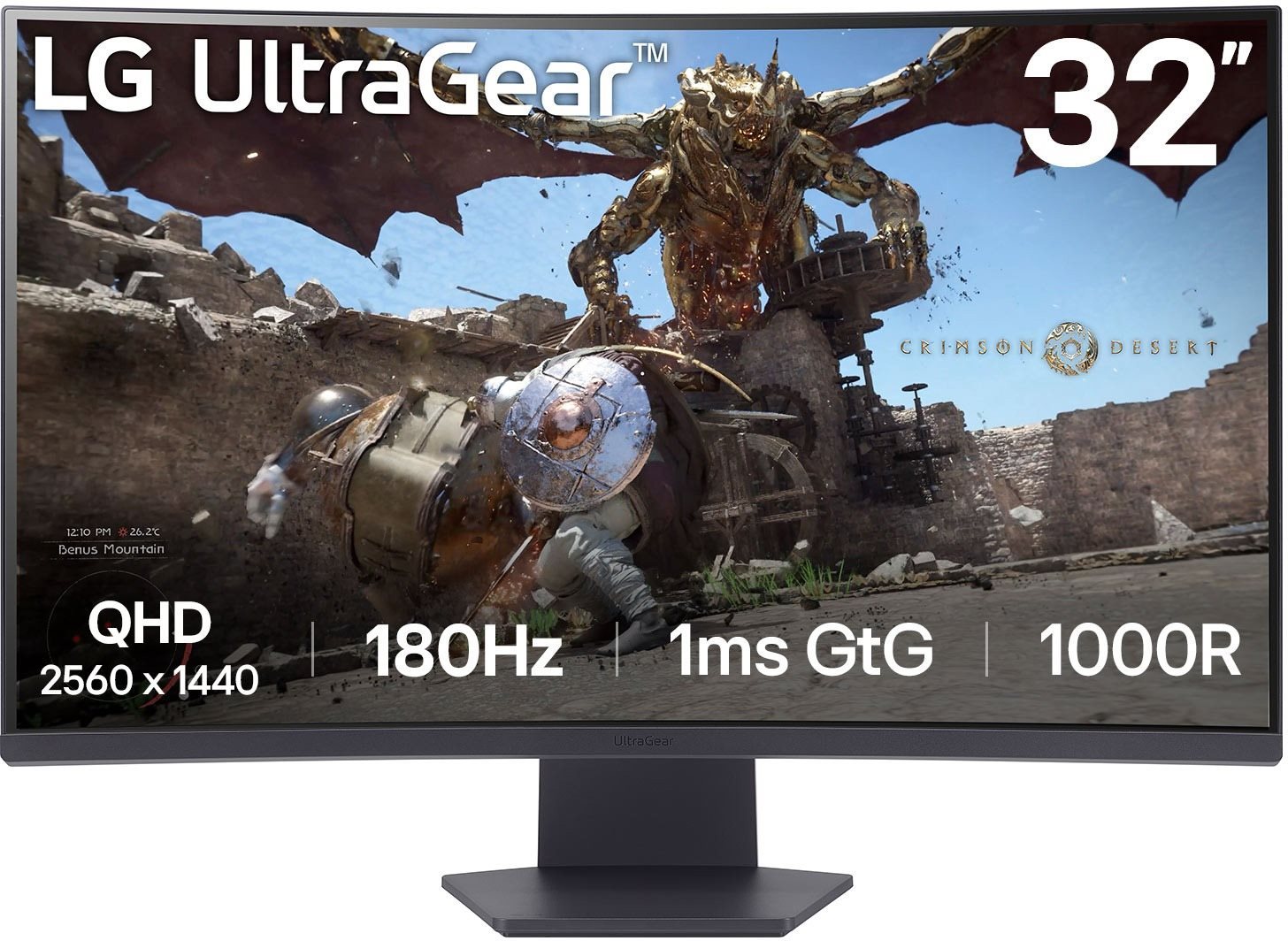 32" LG UltraGear 32GS60QC-B