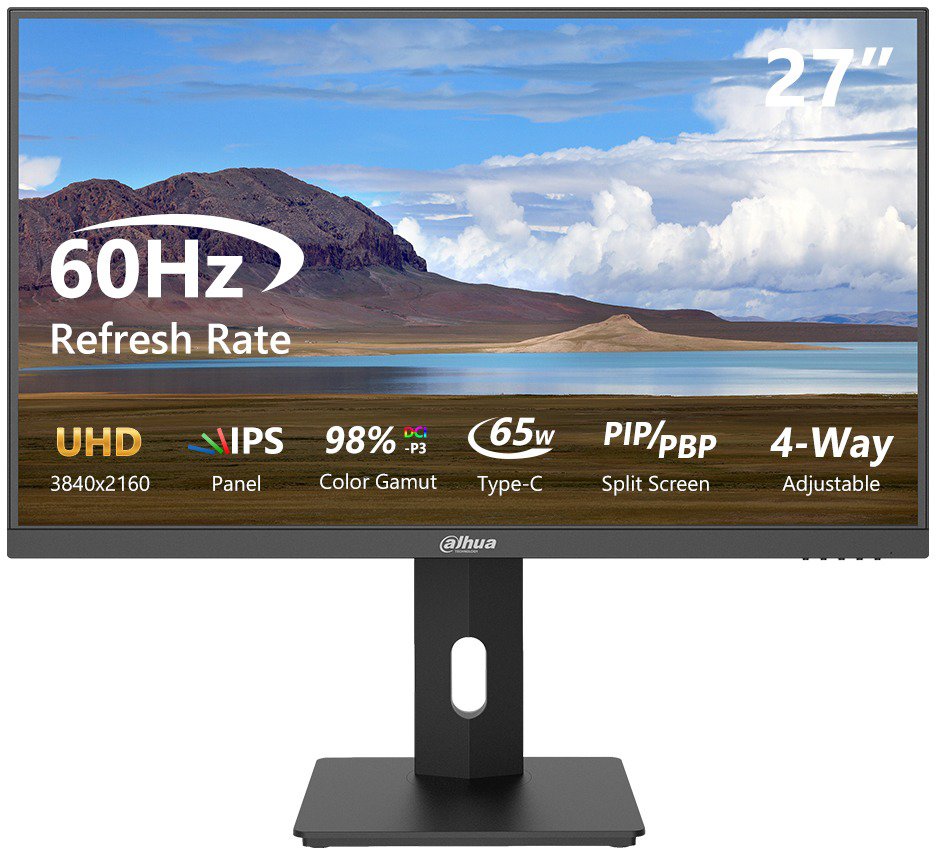 27" monitor Dahua LM27-U401A s QHD rozlišením a IPS panelem