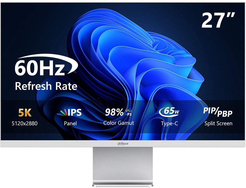 27" monitor Dahua LM27-P501 s QHD rozlišením a IPS panelem
