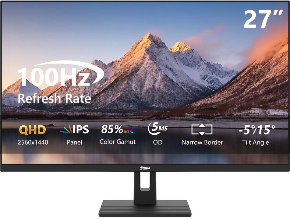 27 palcový monitor Dahua LM27-C301B s IPS panelem