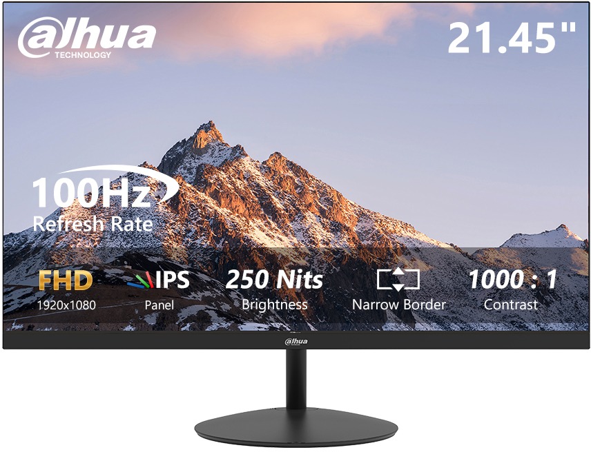 22" monitor Dahua LM22-A201Y s tenkým rámečkem