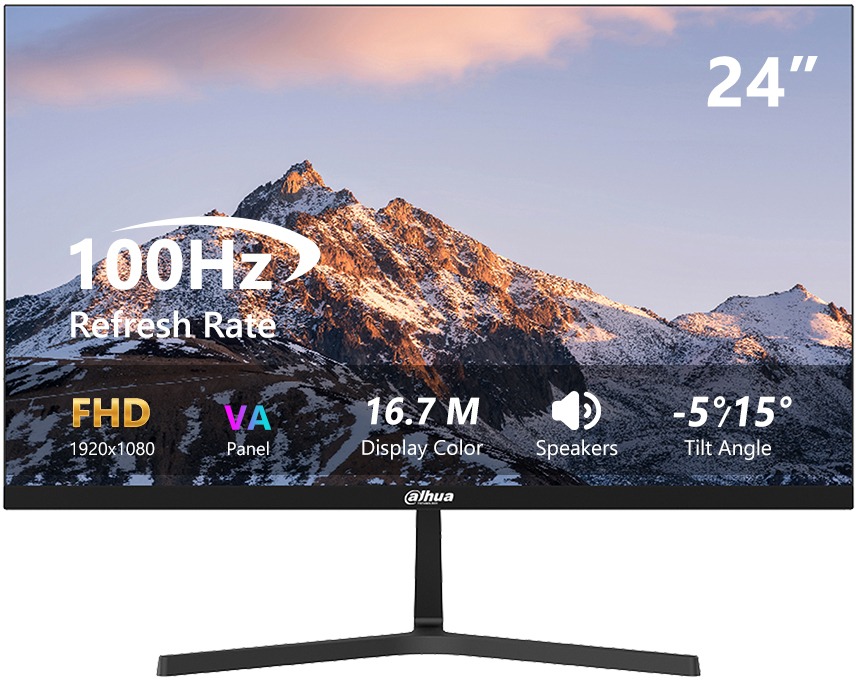 24" monitor Dahua LM24-B200S s moderním designem a IPS panelem