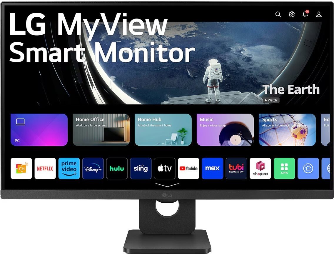 27" LG Smart 27SR50F-B monitor s IPS technologií