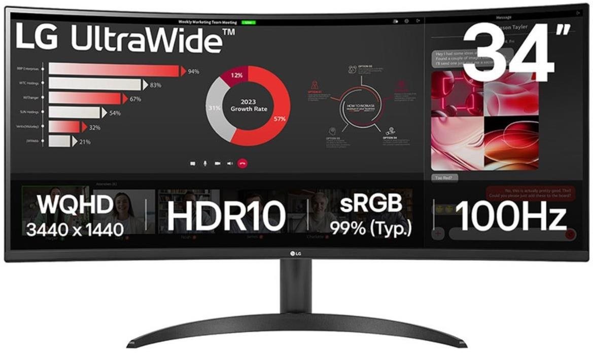 34" LG UltraWide 34WR50QK