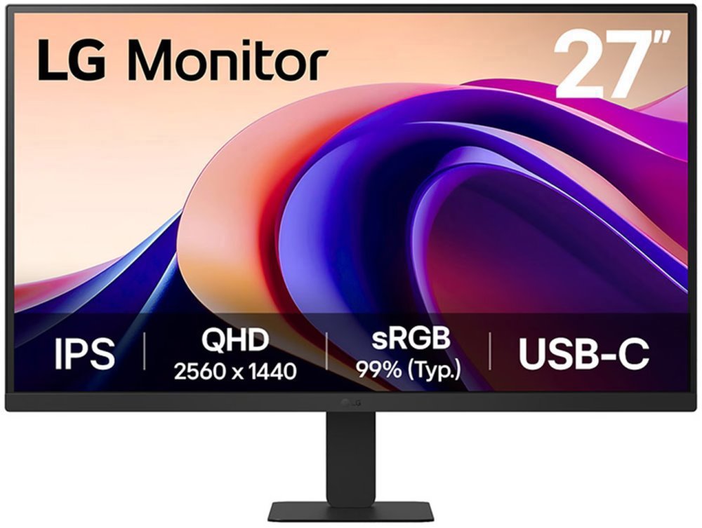27 palcový monitor LG 27U631A-B s 4K UHD rozlišením