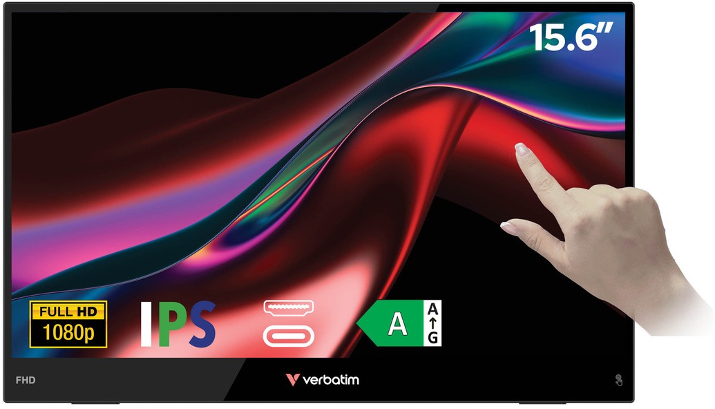 15,6" monitor VERBATIM PMT-15,6 LIGHT
