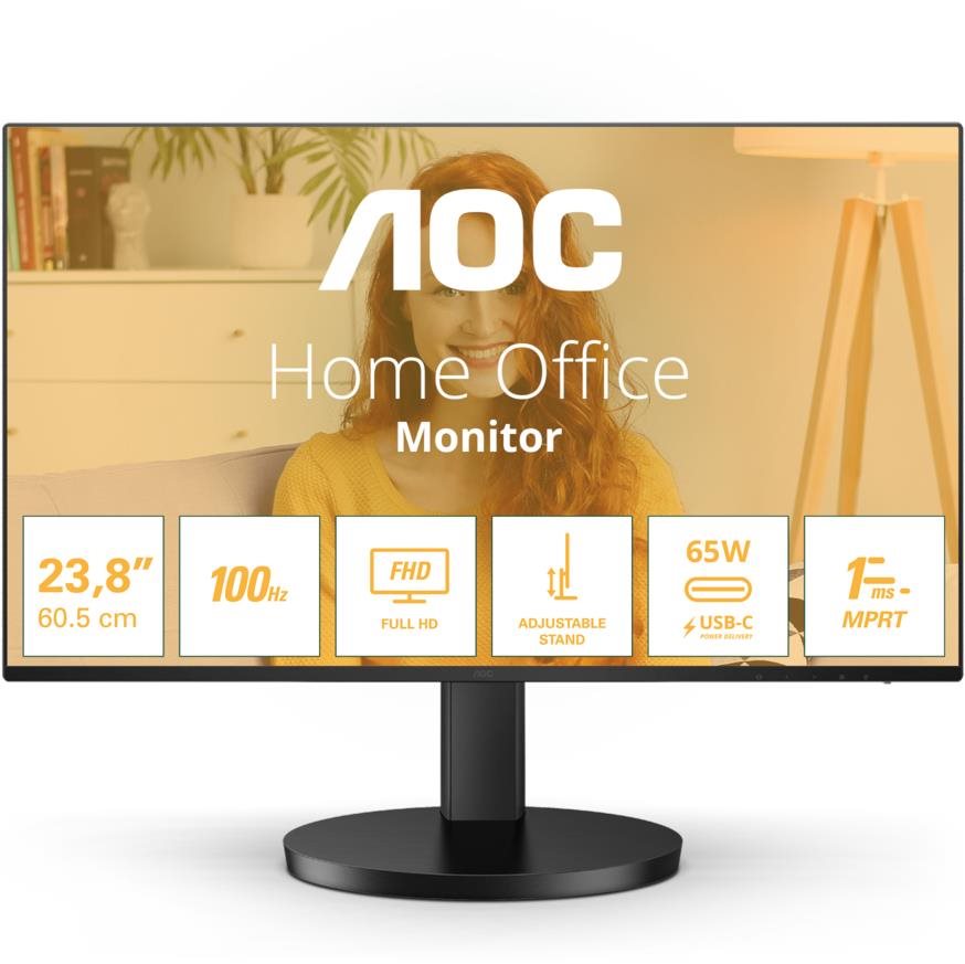 Monitor AOC 24B3CF2 s moderním designem a 24" obrazovkou