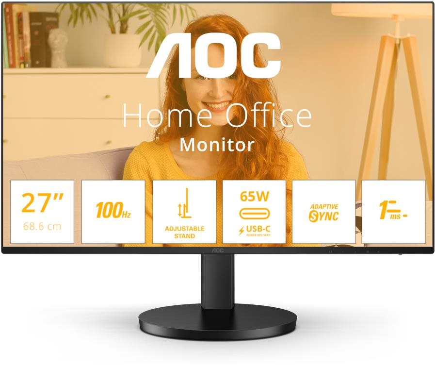27" AOC Q27B3CF2 monitor s QHD rozlišením a IPS panelem