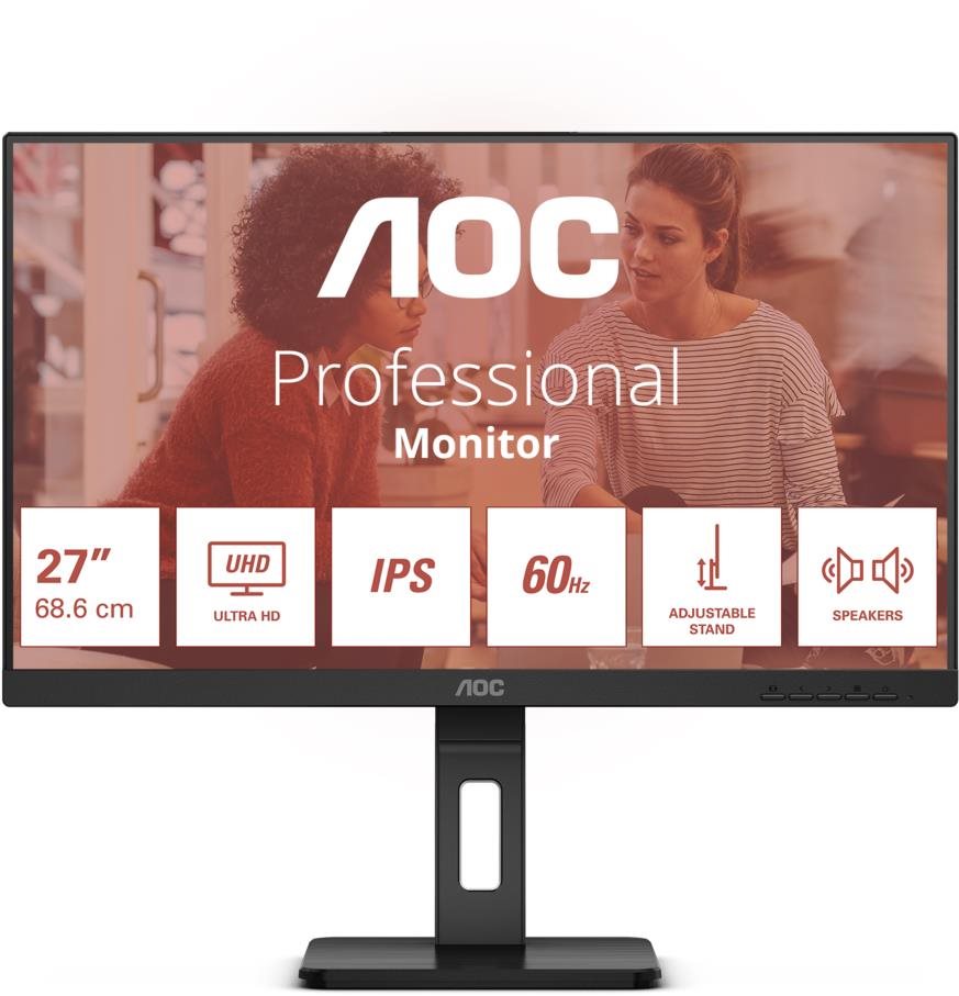 27 palcový monitor AOC U27E3UF s 4K UHD rozlišením