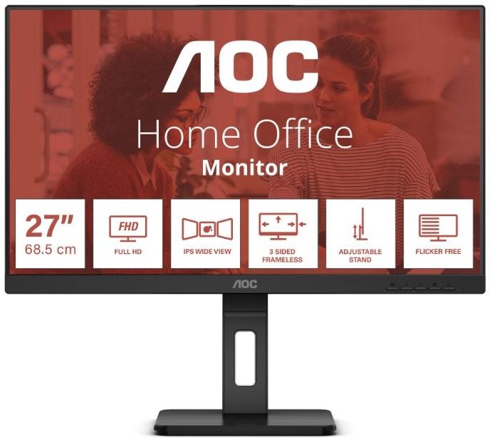 27 palcový monitor AOC 27E3QAF s IPS panelem
