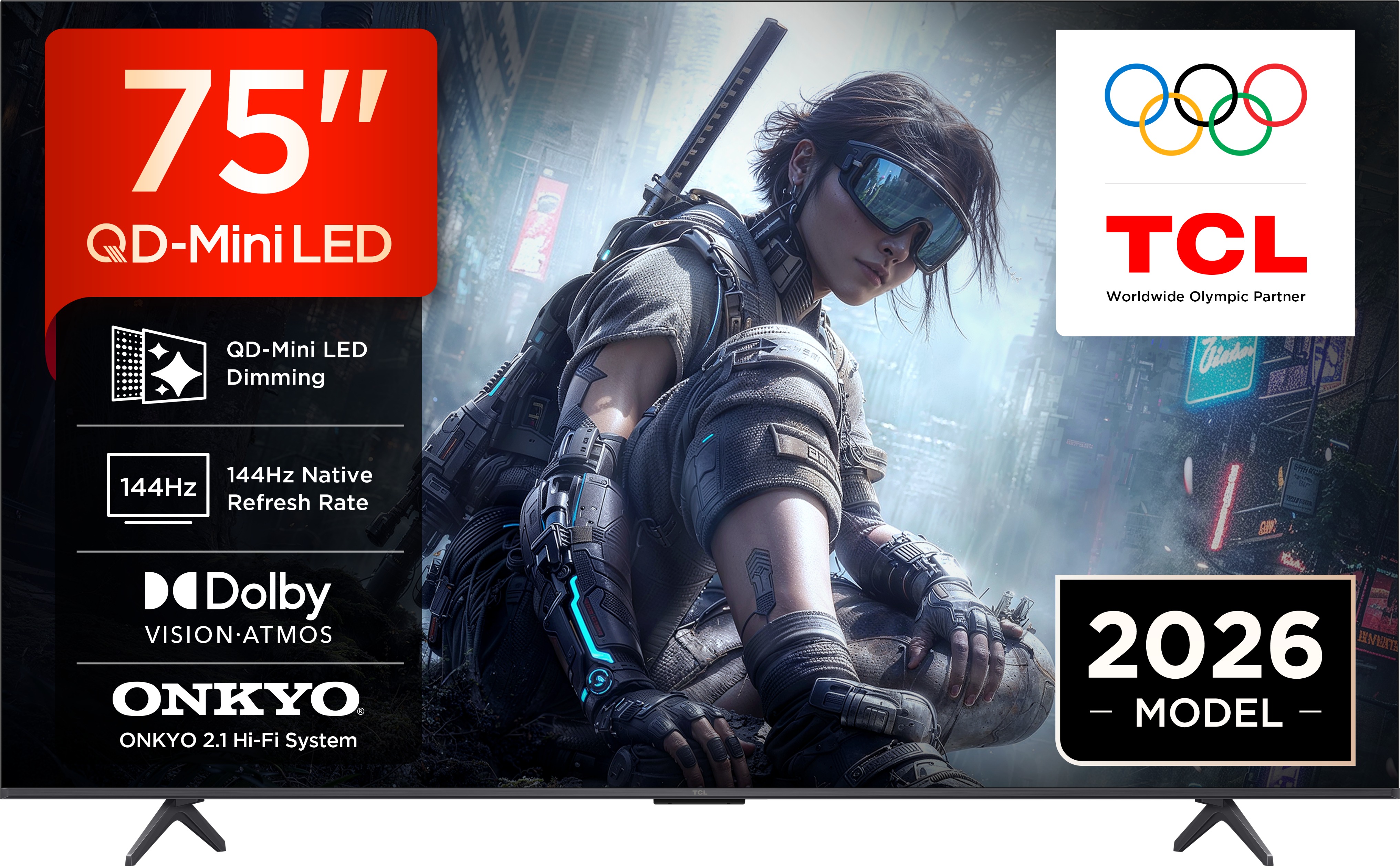 75" TCL 75T8D