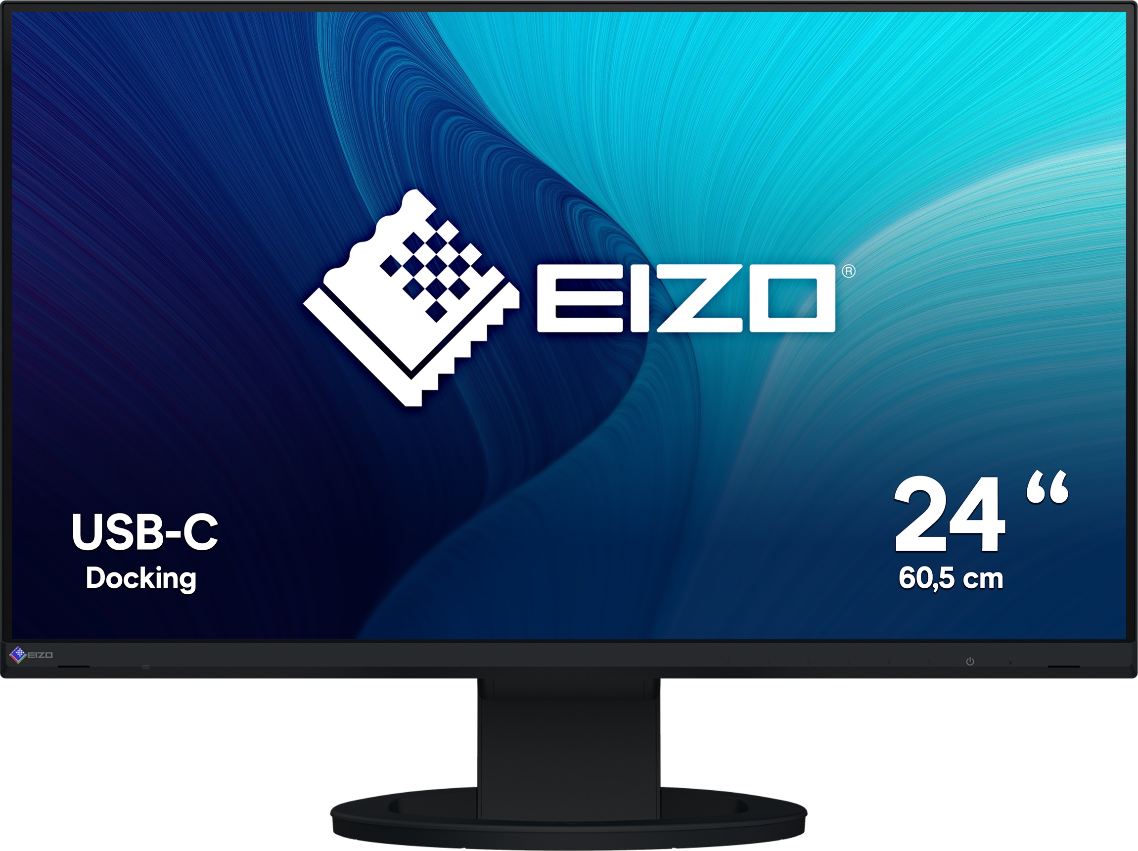 Monitor EIZO FlexScan EV2480-BK s IPS panelem
