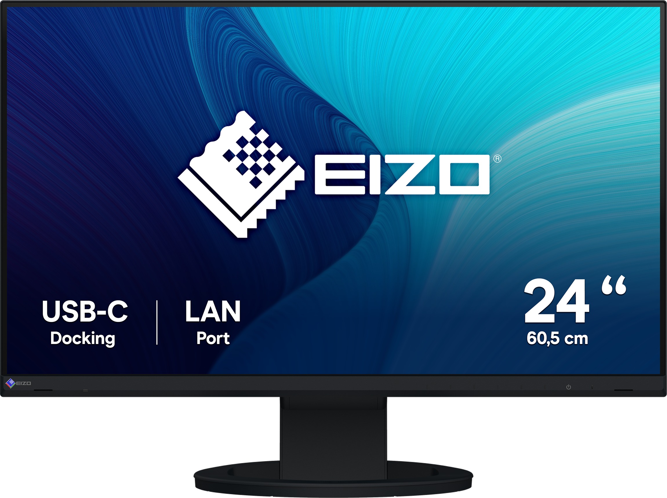 Monitor EIZO FlexScan EV2490-BK s IPS technologií