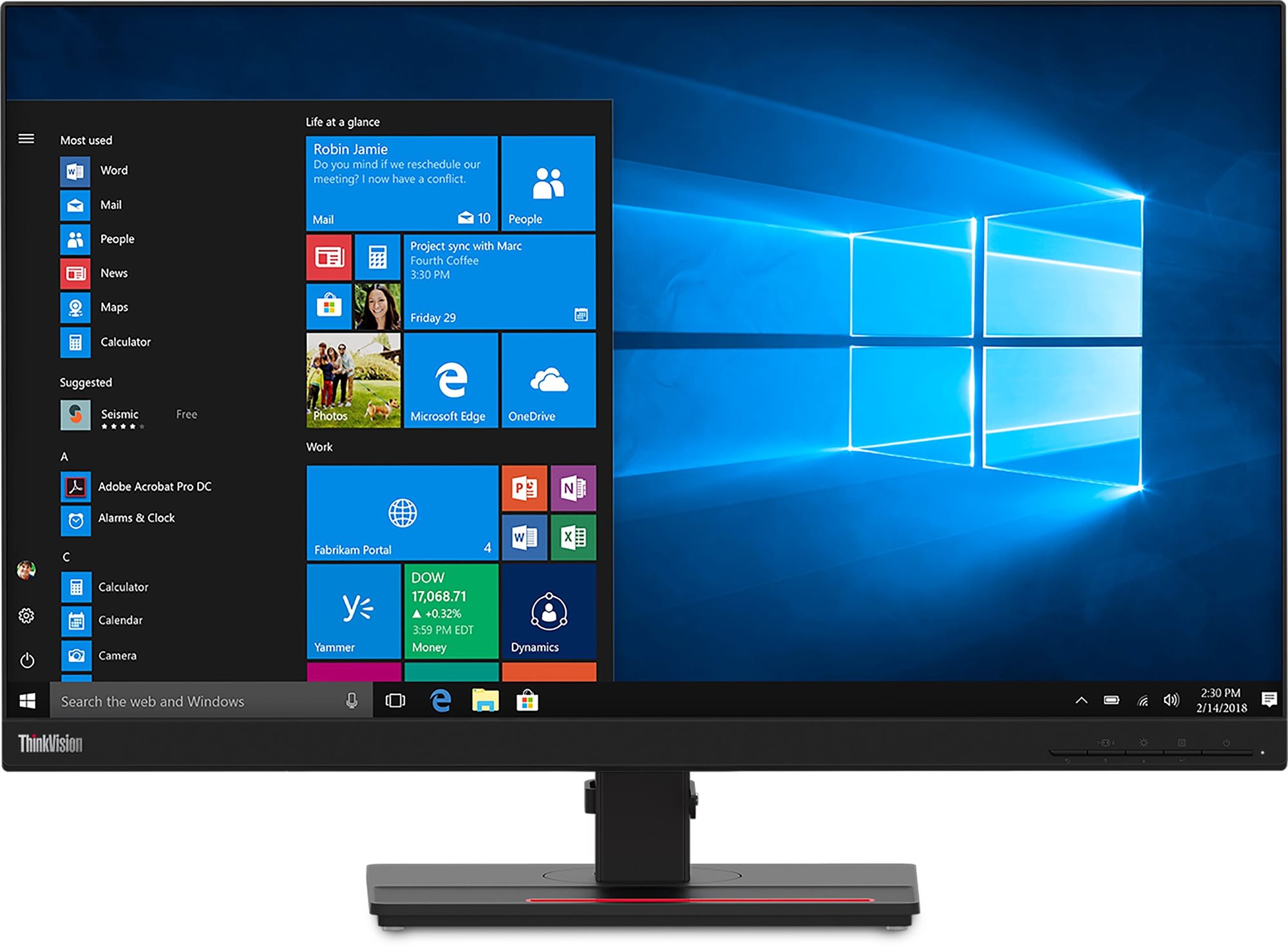 27" Lenovo ThinkVision T27q-20 monitor