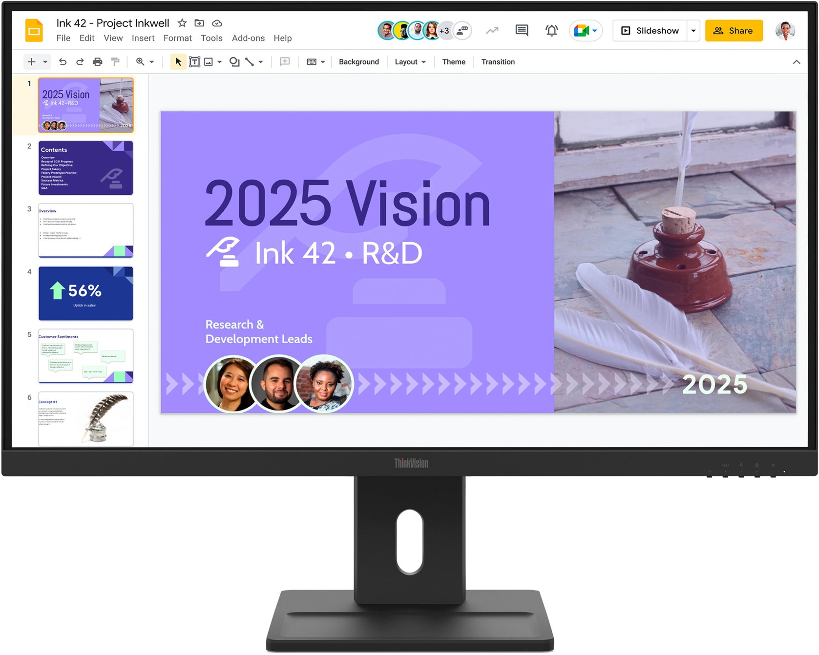 27" Lenovo ThinkVision E27Q-40 monitor s QHD rozlišením