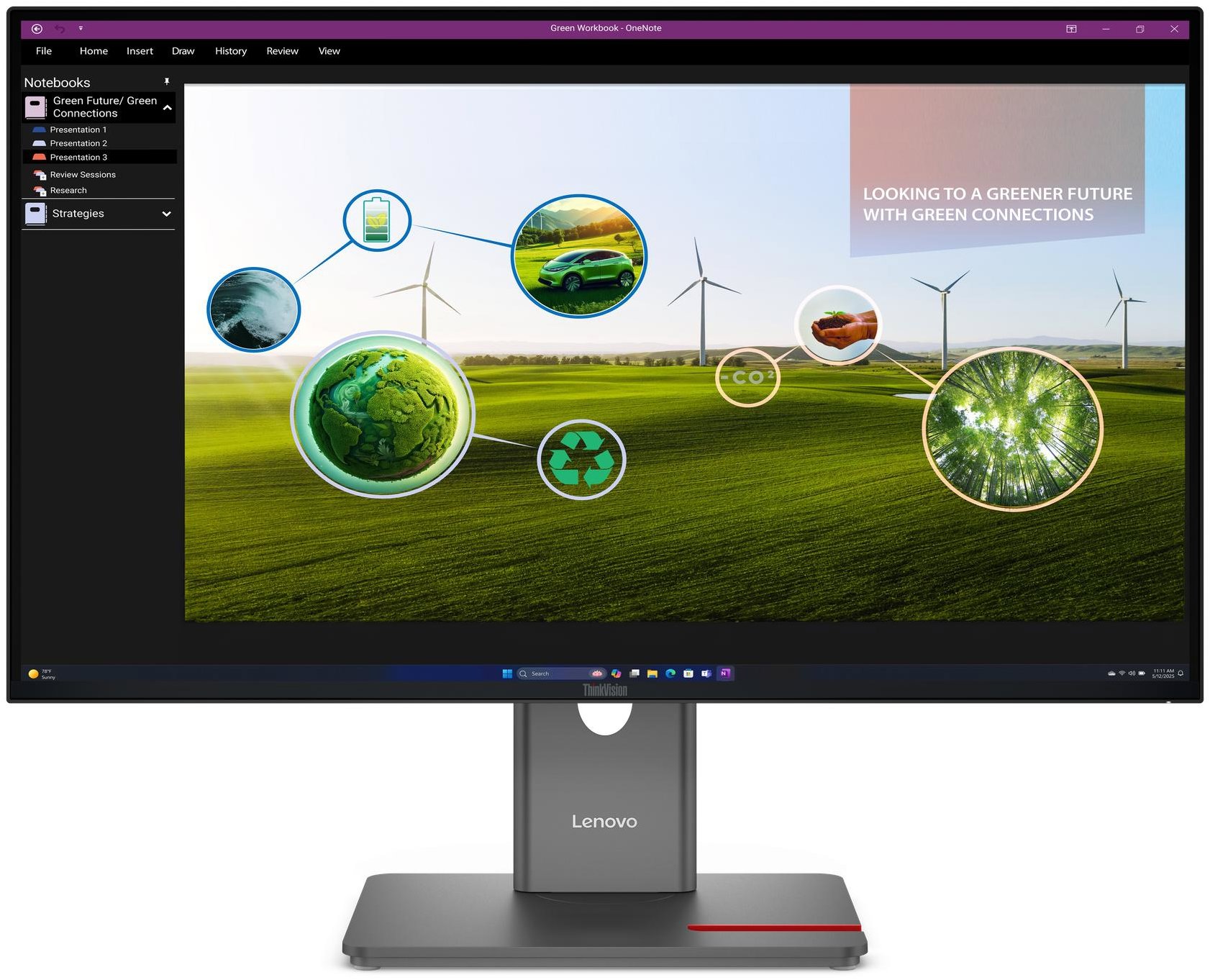 27" Lenovo ThinkVision P27Q-40 s webkamerou MC60