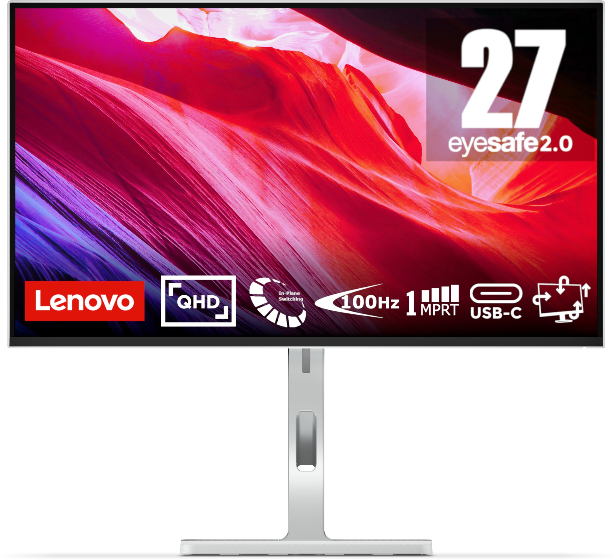 27" Lenovo L27h-4A monitor s elegantním designem a Full HD rozlišením