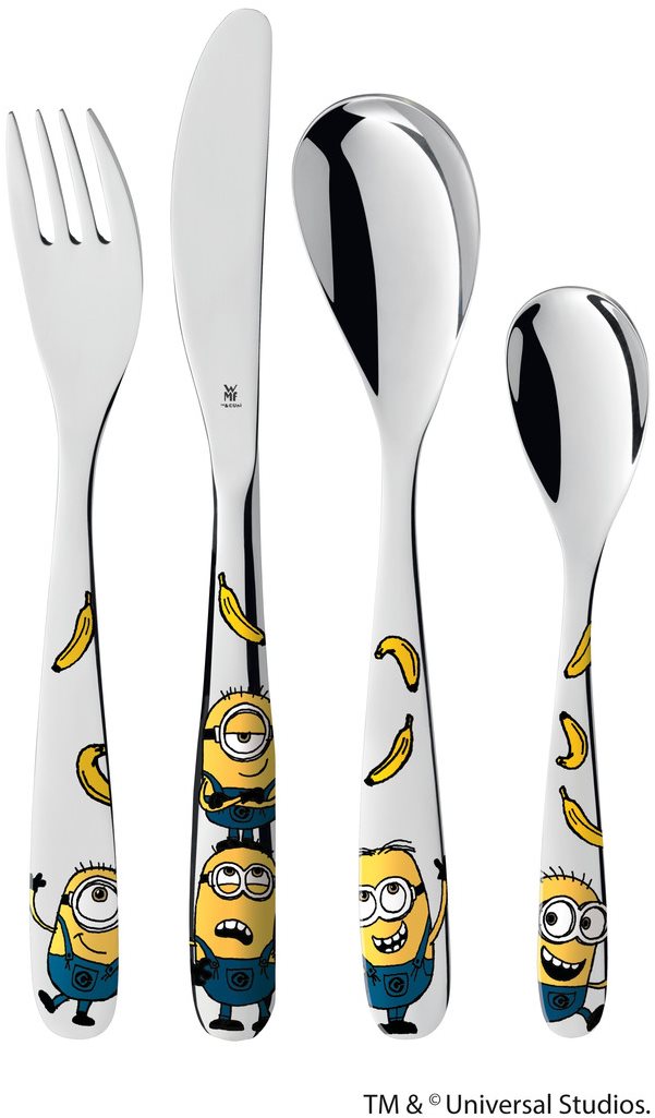 WMF 1286076040 Dětský příbor Minions 4ks